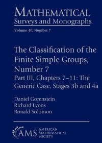 Book Cover for The Classification of the Finite Simple Groups, Number 7 by Daniel Gorenstein, Richard Lyons, Ronald Solomon