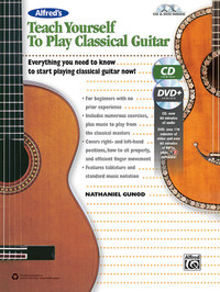 Book Cover for Alfred's Teach Yourself to Play Classical Guitar by Nathaniel Gunod