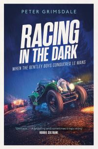 Book Cover for Racing in the Dark by Peter Grimsdale