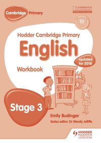 Book Cover for Hodder Cambridge Primary Stage 3 Work Book by Emily Budinger