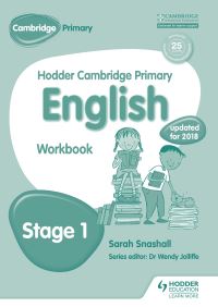 Book Cover for Hodder Cambridge Primary English. Stage 1 Work Book by Sarah Snashall