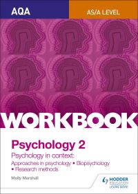 Book Cover for AQA Psychology for A Level. Workbook 2 Biopsychology, Approaches, Research Methods by Rob Liddle