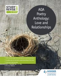 Book Cover for AQA Poetry Anthology. Love and Relationships by Jo GraceyWalker