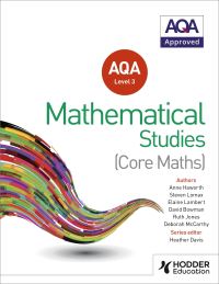 Book Cover for AQA Level 3 Certificate in Mathematical Studies by Heather Davis