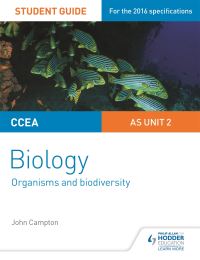 Book Cover for CCEA AS Biology Student Guide. Unit 2 Organisms and Biodiversity by John Campton