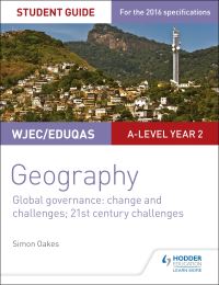 Book Cover for WJEC/Eduqas Geography. Global Governance by Simon Oakes