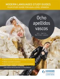 Book Cover for Ocho Apellidos Vascos. AS/A-Level Spanish Modern Languages Study Guides by Karine Harrington