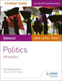 Book Cover for Edexcel AS/A-Level Politics. Student Guide 1 UK Politics by Neil McNaughton