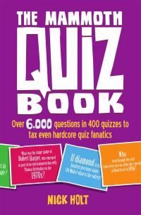 Book Cover for The Mammoth Quiz Book by Nick Holt