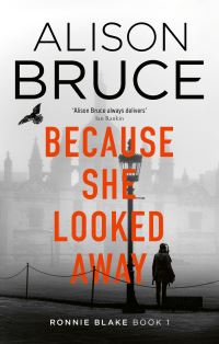 Book Cover for Because She Looked Away by Alison Bruce