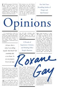 Book Cover for Opinions by Roxane Gay