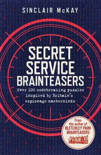 Book Cover for Secret Service Brainteasers by Sinclair McKay
