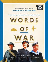Book Cover for Words of War by Anthony Richards, Imperial War Museums Great Britain