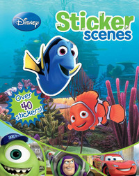 Book Cover for Disney Pixar Sticker Scenes by Parragon Books Ltd