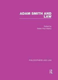 Book Cover for Adam Smith and Law by Robin Paul Malloy