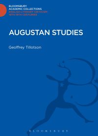 Book Cover for Augustan Studies by Geoffrey Tillotson