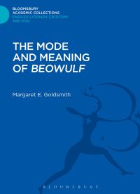 Book Cover for The Mode and Meaning of 'Beowulf' by Margaret E Goldsmith