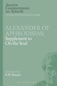 Book Cover for Supplement to On the Soul by Alexander