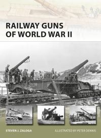Book Cover for Railway Guns of World War II by Steve Zaloga