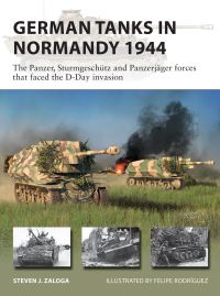 Book Cover for German Tanks in Normandy 1944 by Steve Zaloga