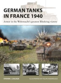 Book Cover for German Tanks in France 1940 by Steve Zaloga