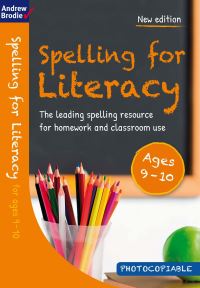 Book Cover for Spelling for Literacy for Ages 9-10 by Andrew Brodie