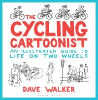 Book Cover for The Cycling Cartoonist by Dave Walker