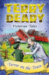 Book Cover for Terror on the Train by Terry Deary