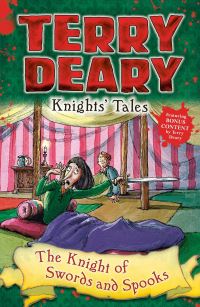 Book Cover for The Knight of Swords and Spooks by Terry Deary