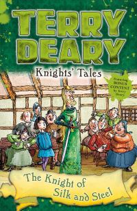 Book Cover for The Knight of Silk and Steel by Terry Deary