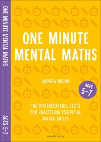 Book Cover for One Minute Mental Maths for Ages 5-7 by Andrew Brodie