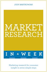 Book Cover for Market Research in a Week by Judy Bartkowiak