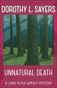 Book Cover for Unnatural Death by Dorothy L Sayers