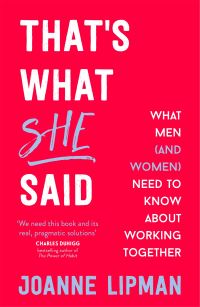 Book Cover for That's What She Said by Joanne Lipman