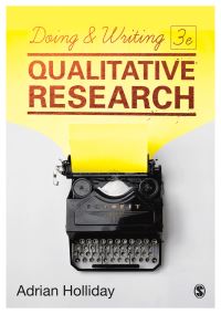 Book Cover for Doing & Writing Qualitative Research by Adrian Holliday