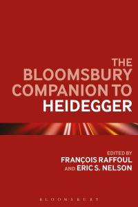 Book Cover for The Bloomsbury Companion to Heidegger by François Raffoul, Eric Sean Nelson