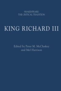 Book Cover for King Richard III by Peter M McCluskey, Mel Harrison, Joseph Candido