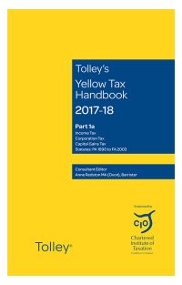 Book Cover for Tolley's Yellow Tax Handbook 2017-18 by 