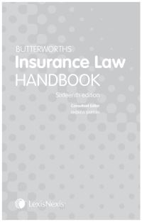 Book Cover for Butterworths Insurance Law Handbook by Andrew Barton
