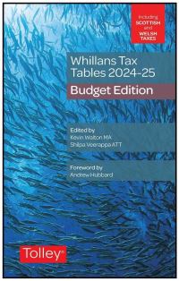 Book Cover for Whillans's Tax Tables 2024-25 by 