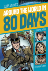 Book Cover for Jules Verne's Around the World in 80 Days by Chris Everheart, Jules Verne