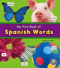 Book Cover for My First Book of Spanish Words by Katy R Kudela