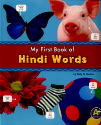 Book Cover for My First Book of Hindi Words by Katy R Kudela