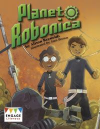 Book Cover for Planet Robonica by Nancy E Harris