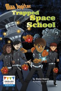 Book Cover for Max Jupiter Trapped at Space School by B A Hoena