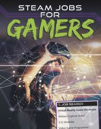Book Cover for STEAM Jobs for Gamers by Sam Rhodes