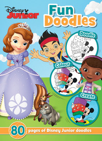 Book Cover for Disney Junior Fun Doodles by Parragon Books Ltd
