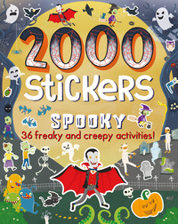 Book Cover for 2000 Stickers Spooky by Parragon Books Ltd