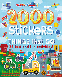 Book Cover for 2000 Stickers Things That Go by Parragon Books Ltd