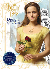 Book Cover for Disney Beauty and the Beast Design & Doodle by Parragon
